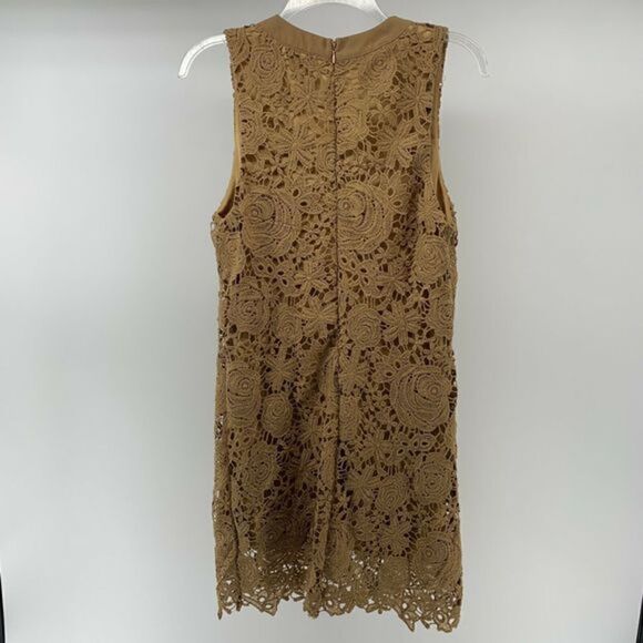 Callie Mac Lace Brown Sleeveless Dress Small - Picture 5 of 7
